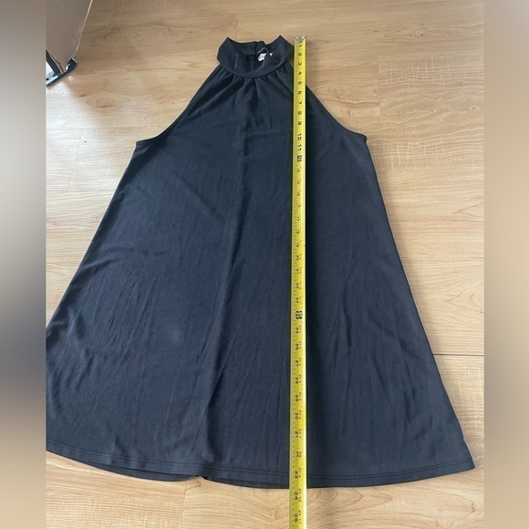 SILENCE + Noise Black Tent Style Halter Top Dress - Picture 8 of 10